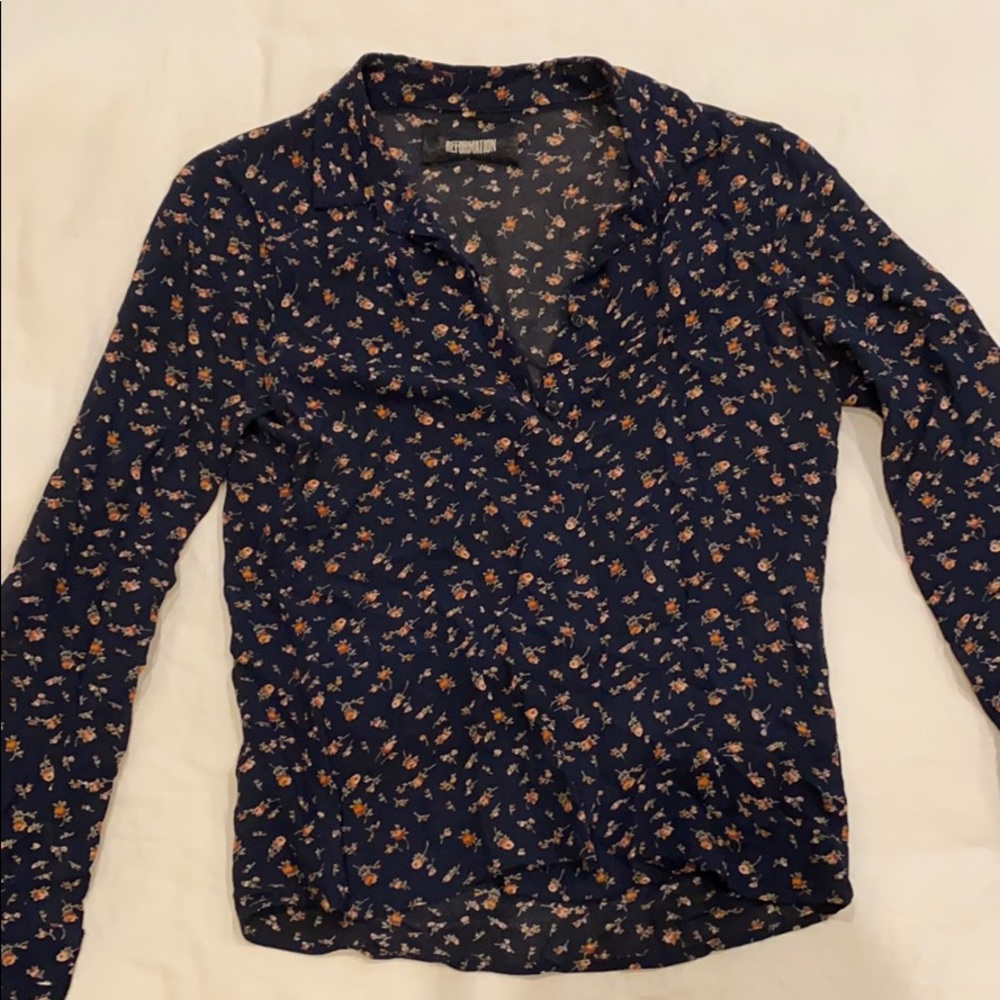 Reformation button-down, XS